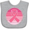 thumbnail image 3 of Inktastic Breast Cancer Pink Ribbon Retro Girls Baby Bib, 3 of 4