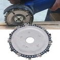 thumbnail image 4 of Angle Grinder Chain Disc, 4.5in Wood Carving Chain Plate Impact Resistant  For Cutting For Woodworking, 4 of 8