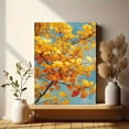 thumbnail image 6 of UXIEQU Golden Ginkgo Leaf Painting Canvas Wall Art 15.75x11.81 INCHES, 6 of 8