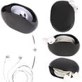 thumbnail image 1 of Negro 2 Piezas Caja de Almacenamiento de Auriculares intrauditivos Inteligente/Organizador de Almacenamiento de Cables para Auriculares/Estuche con Soporte para Auriculares/Enrollador de Bobina para Auriculares/Administrador portátil Sa Rojo Verde Cocina, Decoración y Otros, 1 of 4