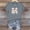 Gray, variant on HOMBOM Graphic T-Shirts for Women Tee Shirts Summer White Easter Easter Bunny Basic Womens Tops Short Sleeve