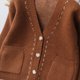 thumbnail image 5 of Cowsor Unisex Boys Girls Cardigans Sweater V-Neck Long Sleeve School Uniforms Button Knit Tops, 5 of 7