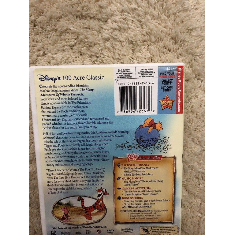 The Many Adventures Of Winnie The Pooh 2002 Vhs The Many Adventures Of Winnie The Pooh Vhs 2002