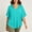 Green, variant on Womens Navy Relaxed Fit V Neck Short Sleeve Hoodie Lightweight Casual Pullover Top,Size L