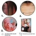 thumbnail image 3 of Designart "Glamorous Blonde Woman Portrait III" Fashion Canvas Wall Art - Glam Pink Woman Bedroom Canvas Wall Art, 3 of 6