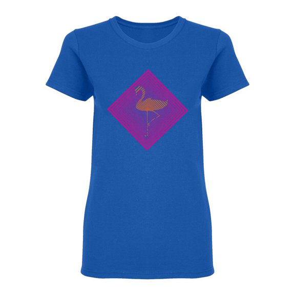 Orange Flamingo Shaped Tee Women's -Image by Shutterstock