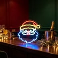 thumbnail image 5 of Christmas Neon Sign LED Wall Light, USB Powered Glowing Decorative Lamp for Holiday Party Home Dorm Tabletop Window Decor A, 5 of 6
