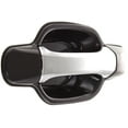 thumbnail image 3 of Exterior Door Handle Compatible with 2004-2012 Chevrolet Colorado Rear, Driver Side Chrome Lever with Smooth Black Bezel, 3 of 3