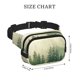 thumbnail image 4 of Balery Fog Forest Mochila Cinturón para Mujeres y Hombres, Bolsa de Cintura Impermeable de Doble Capa con Correa, 4 of 9
