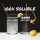 thumbnail image 4 of Suplemento GAINS IN BULK de monohidrato de creatina instantáneo, 30 porciones, 4 of 9