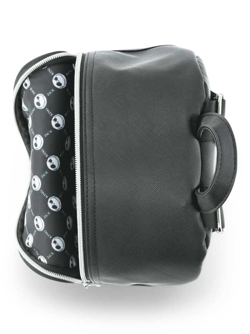 Bioworld Disney Jack Skellington Mini Backpack Glitter‎ Black Nightmare New Disney Nightmare Before Christmas Black Sparkle Backpack  main image 4