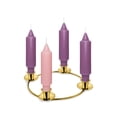 thumbnail image 6 of Smokeless Advent Candles Purple Candlesticks -Pink Candle Stick Short Tapered Candles 5 inches Christmas Advent Pillar Candle for Holidays, Church, Devotional, Celebration, Party, Set of 4, 6 of 6