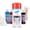 Red, White & Blue, variant on Kool-Aid Snow Cone Maker Party Kit, (3) 16oz Flavored Syrups, 20 Cones and Spoon Straws, Bomb Pop