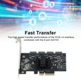 thumbnail image 3 of PCIe 3.0 X4 à 3 Cartes, 6 Ports PCIe vers Carte d'Extension ASM1166 pour PC TXB113 Double Rangée, TXB119 Rangée Unique, 3 of 7