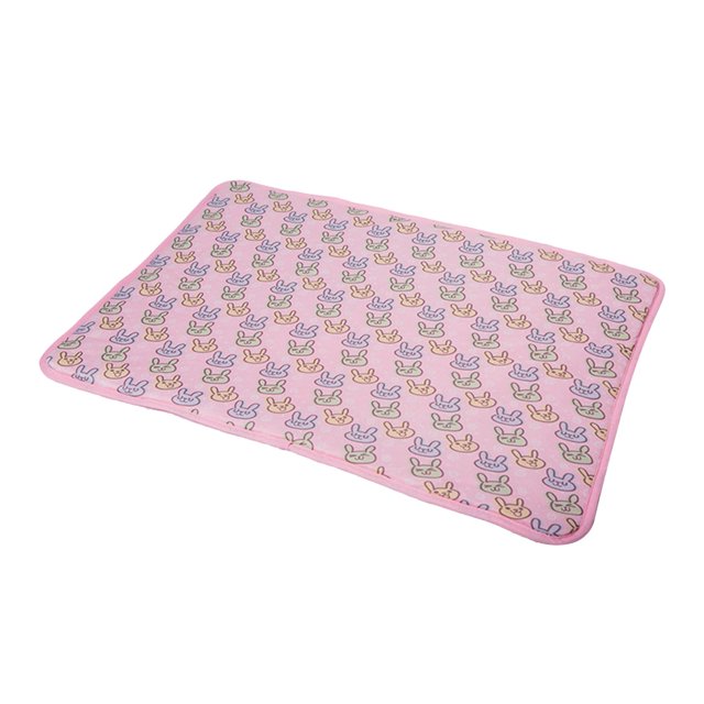 Alfombrilla Autoenfriante Para Mascotas Para Perros Gatos Impermeable De Seda De Hielo Rosa 70x100cm