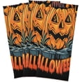 thumbnail image 2 of GZHJMY Spooky Masked Man Comes Out of A Pumpkin Kitchen Dish Towels 6 Piece -Absorbent Soft Dishcloths Towels Reusable Hand Towels Quick Drying Cleaning Cloth, 18" x 28" Washcloths Decorative Towels, 2 of 7
