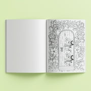 Hinkler Mindwaves Calming Coloring Enchanted Garden for Adults and Teens, 72 Pages