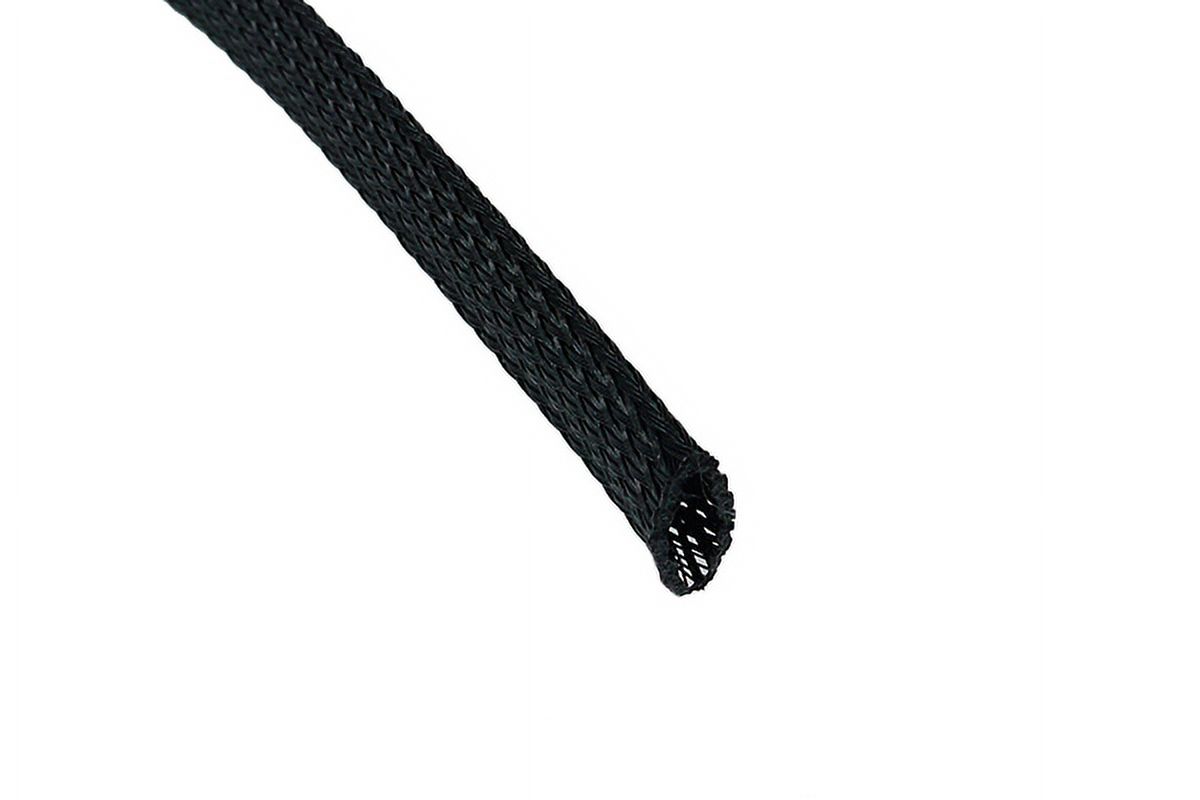 Phobya Simple Sleeve Kit 10mm (3/8") with Heat Shrink, 2 meter, Black - image 2 of 3