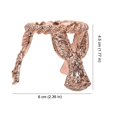 thumbnail image 2 of Metal Crystal Ball Stand Rabbit Head for Display Use 5Pc, 2 of 5