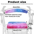 thumbnail image 6 of HELLHERO Backrest Covers Dreamlike Nebula Butterfly Theme Rollator Seat Covers & Stretchable Material for Unisex Travel with Non-Slip Cover, 6 of 7