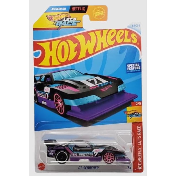 Coche de juguete Hot Wheels GT-Scorcher Diecast a escala 1:64 de más de 3 años