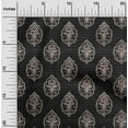 thumbnail image 2 of oneOone Polyester Spandex Black Fabric Asian Block Diy Clothing Quilting Fabric Print Fabric By Yard 56 Inch Wide, 2 of 5