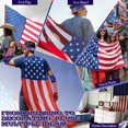 thumbnail image 3 of Conjunto de Disfraz TMKEFFC Bandera Americana 4 de Julio para Adultos con Capa, 3 of 7