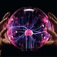thumbnail image 6 of Discovery #Mindblown Color Changing Glass Plasma Globe Lamp,1.7 lb, 6.25 in x 12.25 in, 6 of 13