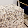 thumbnail image 4 of Pasargad Home Grandcanyon Distressed Cotton Pouf, 4 of 5
