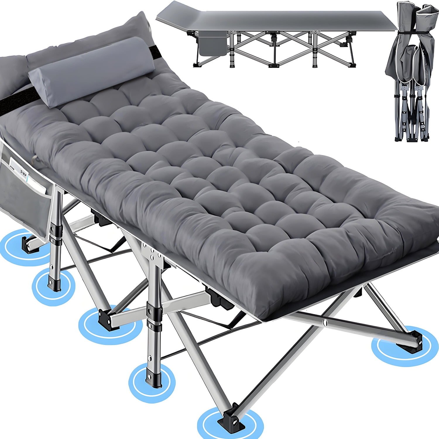 Wolftraders Turbocot Quick Collapsing, Hammock Style Camping Cot