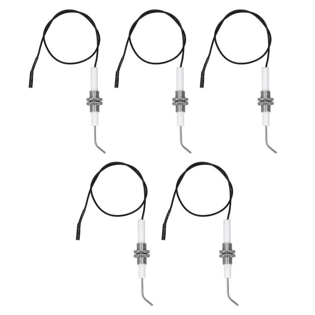 5pcs M10 Ceramic Spark Ignition Electrodes Threaded Electrodes for Push Button Piezo Igniter