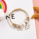 thumbnail image 4 of [Disponible Listo] Pulseras De Cuentas De Oro De Acero Inoxidable Para Mujeres Estudiantes De Dibujos Animados Cinnamo Bangles, 4 of 4