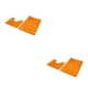 thumbnail image 4 of Advancent Alfombrilla absorbente de poliéster con textura suave para baño y dormitorio, alfombra Chenille Safe Orange 50*80+50*50 Naranja 50*80+50*50 2Conjunto, 4 of 6