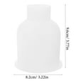 thumbnail image 2 of TABLETREANDS 1Set Vase Mold for Home Decoration Flower Cylinder Mold 9.6X8.2X8.2in White Silicone, 2 of 8