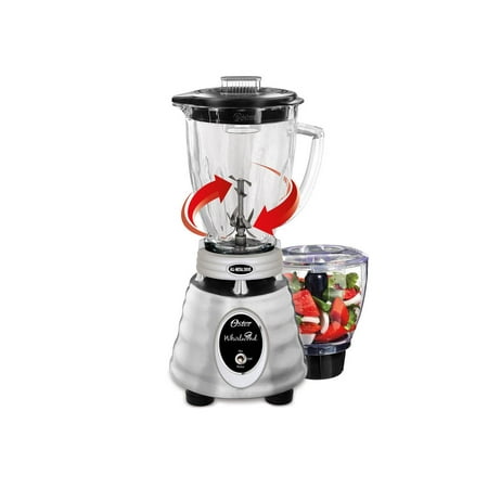 Oster Heritage Whirlwind Blender with Glass Jar Bonus Food Processor Attachment