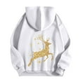 thumbnail image 3 of Christmas Hoodies for Women 2025 Long Sleeve Zip Up Graphic Hooded Sweatshirt with Pockets Holiday Jacket Coat, 3 of 7