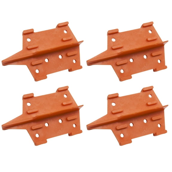4 Pack Deck Board Spacing Tool - Durable Spacer & Layout Guide for 2x4 / 2x6 Decking, 1/8" & 3/16" Gaps