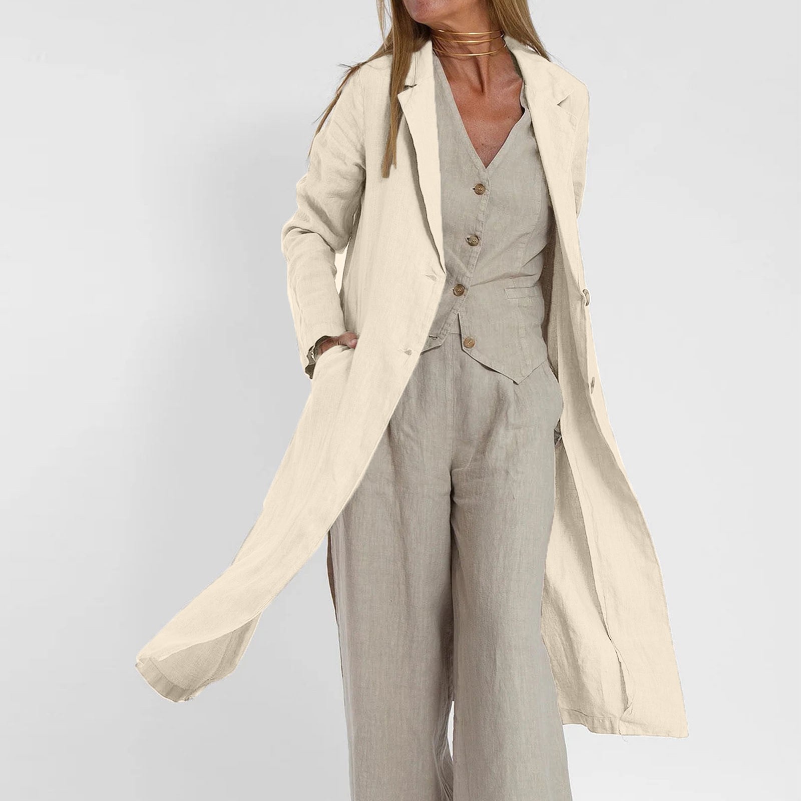 Cardigan shops duster coat