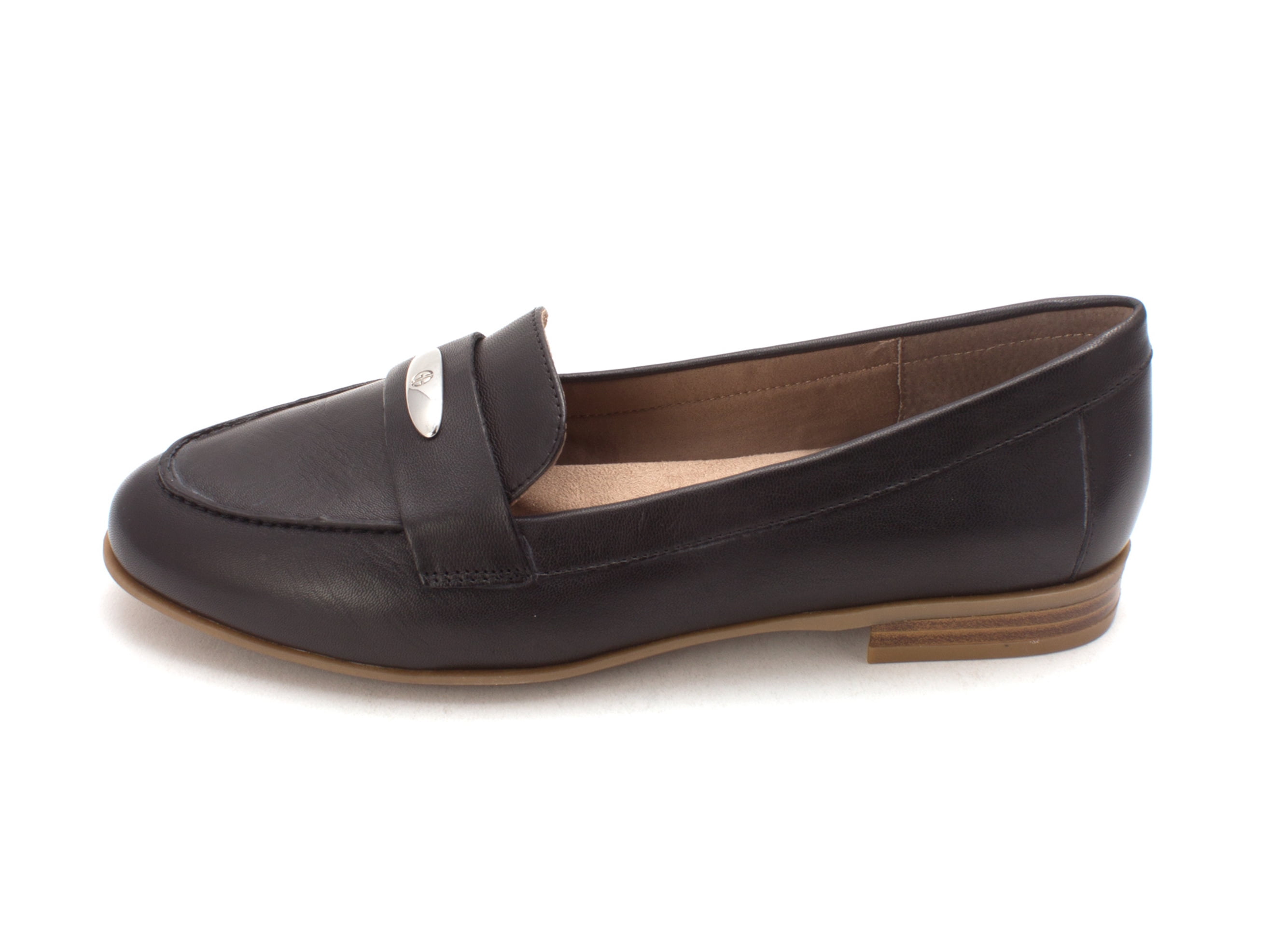 Giani Bernini Womens Chelaa Leather Closed Toe Loafers - Walmart.com