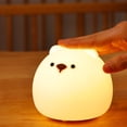 thumbnail image 2 of Luz ,Cuarto de con control de luz,USB recargable lámpara de silicona oso Nightlight,Animal Night mp mps Baby Sleeping Lights,Regalos de cumpleaños de lámpara que Zulema Luz de noche, 2 of 8