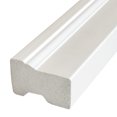 thumbnail image 2 of Sixth Avenue Building Products 1-1/4" x 2" x 80" Mitered White PVC Brickmould Outdoor Door Trim Kit, 2 of 6
