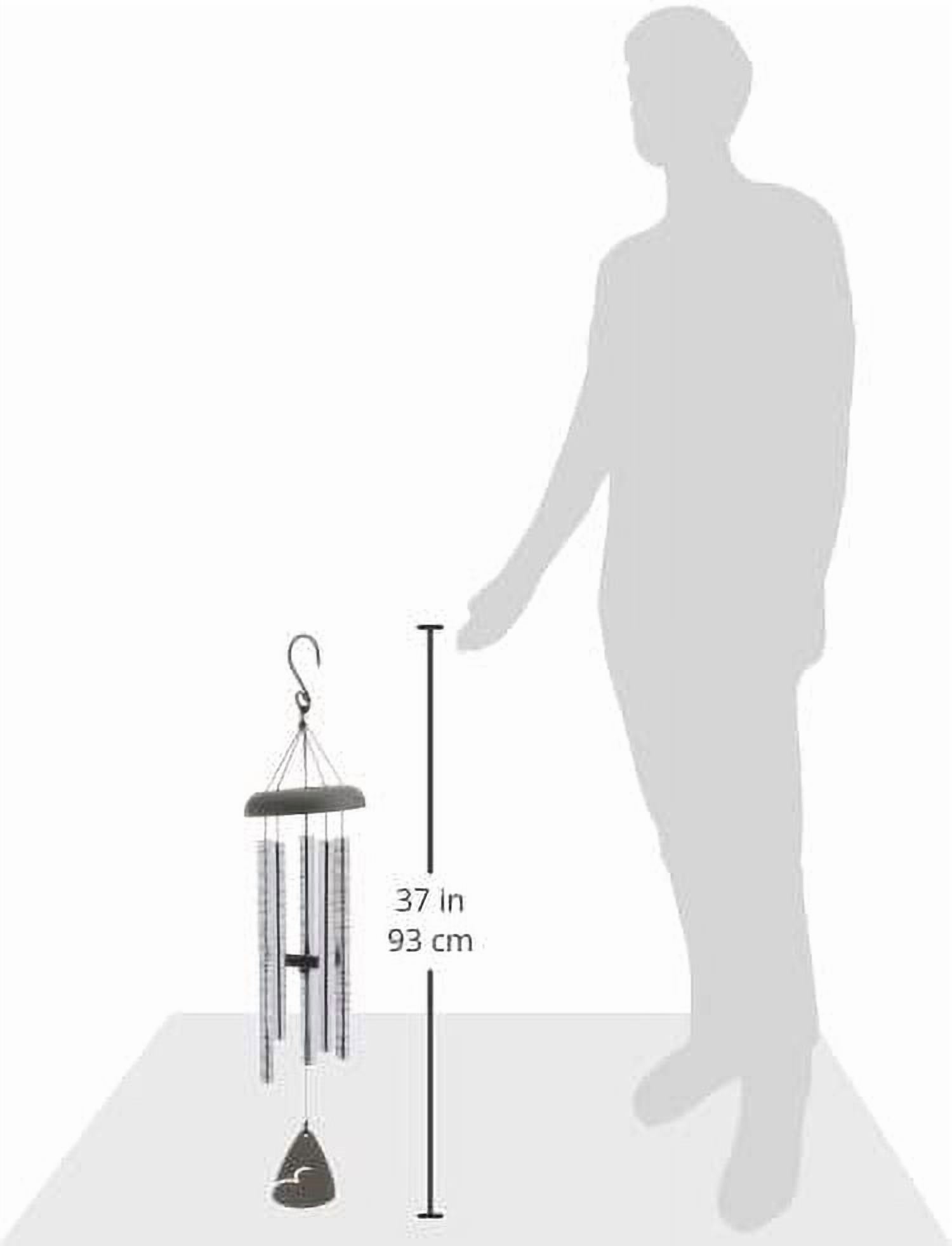 Mother Sonnet Wind Chime – Memorial & Tribute Gift for Mom, Outdoor Garden Décor