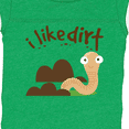 thumbnail image 4 of Inktastic I Like Dirt Earthworm Boys or Girls Baby Bodysuit, 4 of 5