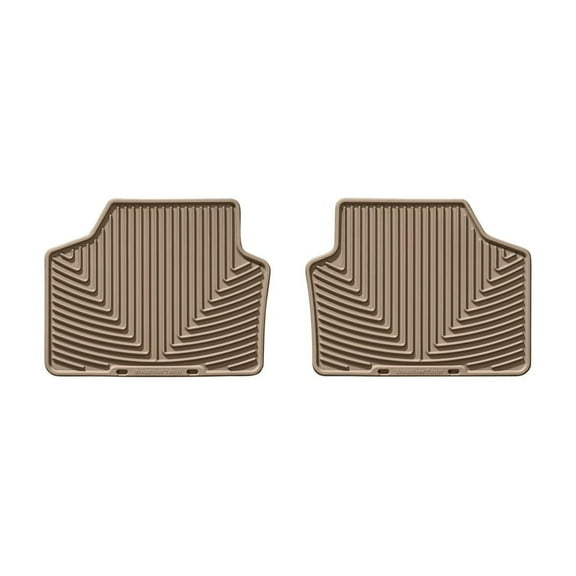 WeatherTech All-Weather Floor Mats compatible with BMW 325i, 335i, 328i, M3, 330i - 2nd Row, Tan