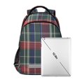 thumbnail image 7 of FORMRS Unisex Backpack Elementary School Travel Bookbag with Reflective Stripes, Warm Tartan Mosaic, 7 of 7
