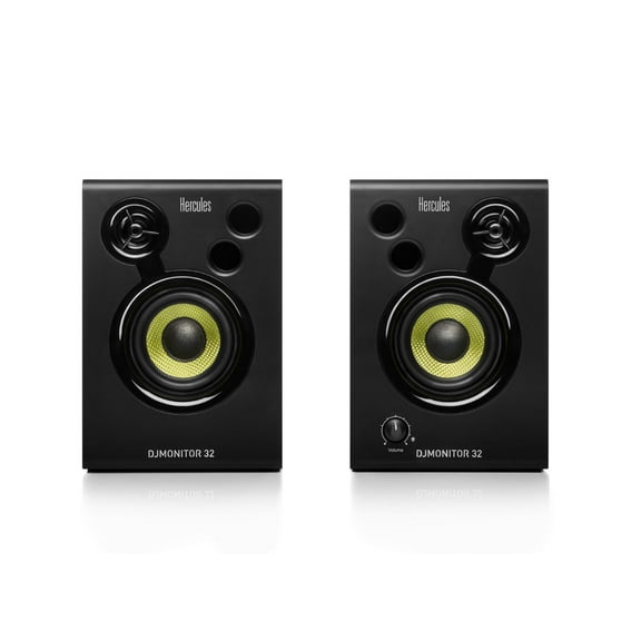 Hercules DJMonitor 32: 2 x 15 watts RMS active monitoring speakers