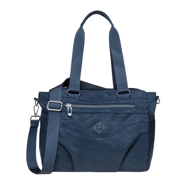 Bolso de mano para mujer: bolso de hombro elegante y funcional y bandolera(2515-AZUL)