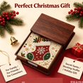 thumbnail image 4 of 2-in-1 Xmas Stocking Pearl Diamond Painting Box, DIY Gem Art Jewelry Organizer & Memo Pad Holder, Christmas Desktop Storage Gift, 4 of 5