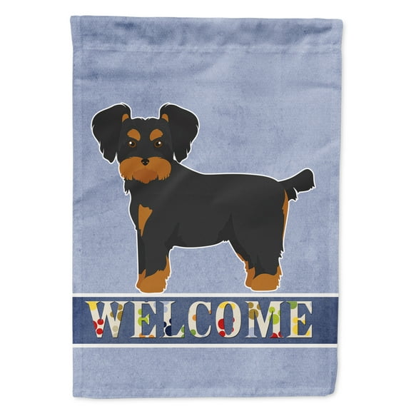 Morkie Welcome Garden Flag