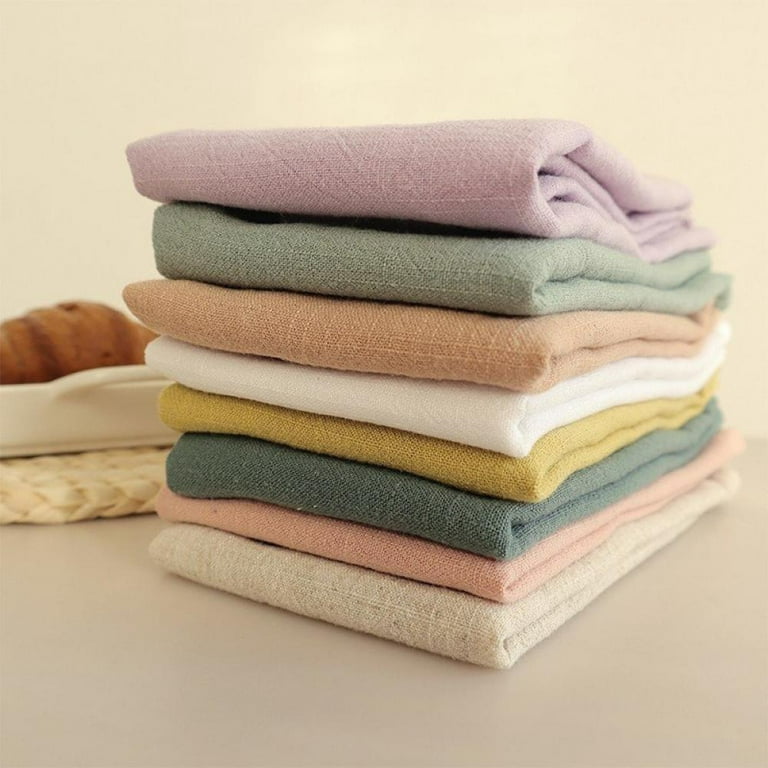 Linen & Bamboo Reusable Cloth Napkins, Slate Grey & Multi Color